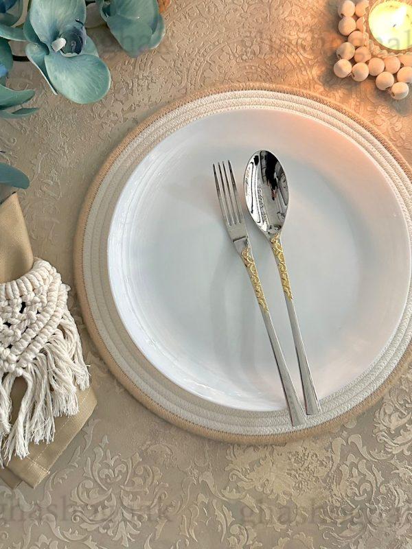 سرویس قاشق چنگال مدل 815G برند کارلینتون