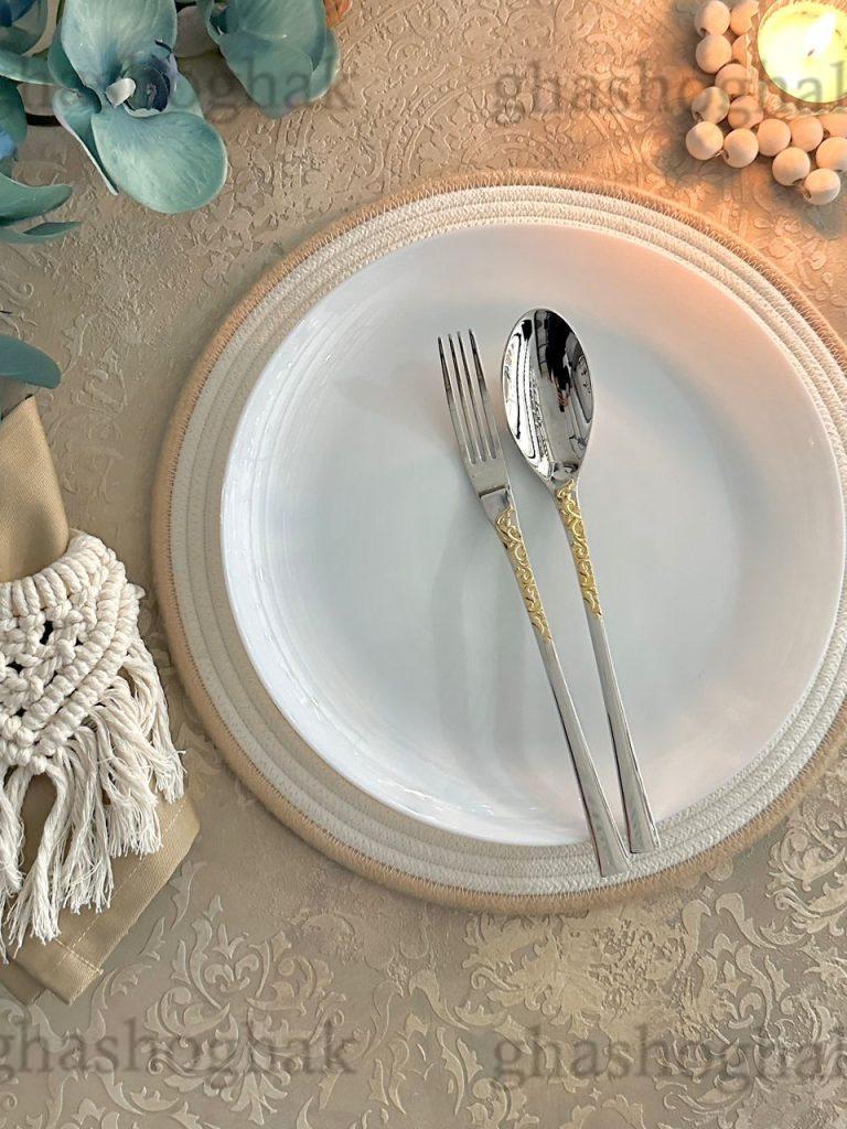 سرویس قاشق چنگال مدل 815G برند کارلینتون