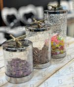 بانکه سه سایز شیشه ترک طرح بامبو - Image 3