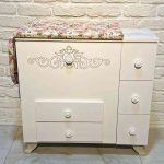 میز اتو آسانسوری سفید کد 408